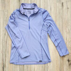 Patagonia Midweight Zip-Neck Capeline Base Layer Women's Size Small in Purple